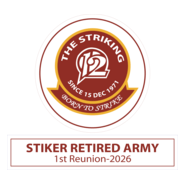Striker Retired Army Logo PNG Vector