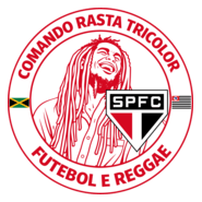 Torcida Comando Rasta Tricolor Logo PNG Vector