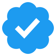 Twitter Blue Badge Logo PNG Vector