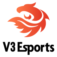 V3 Esports Logo PNG Vector