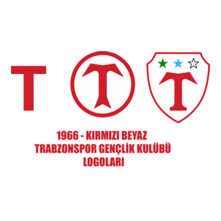 1966 - KIRMIZI BEYAZ TRABZONSPOR GENÇLİK KULÜBÜ Logo PNG Vector