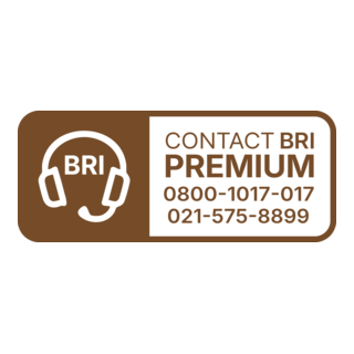 Call Center Premium BRI Logo PNG Vector