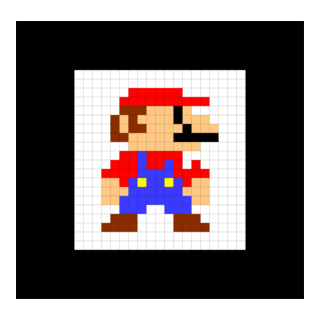 SUPER MARIO PIXEL Logo PNG Vector