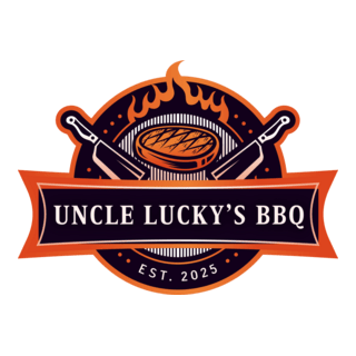 Uncle Lucky’s BBQ Logo PNG Vector