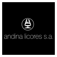 Andina Licores vertical fondo negro Logo PNG Vector