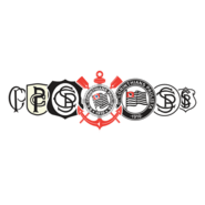 Evolução Símbolos Corinthians Logo PNG Vector