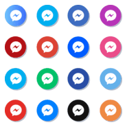 Facebook Messenger App Icons Pack Logo PNG Vector
