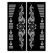 Gate Design Screen double Door Logo PNG Vector