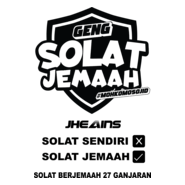 GENG SOLAT JEMAAH MOH KO MOSOJID Logo PNG Vector