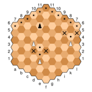 Hexagonal chess Logo PNG Vector