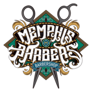 Memphis The Barber Shop Logo PNG Vector