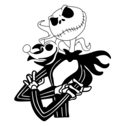 Nightmare Before Christmas - Jack Skellington Logo PNG Vector