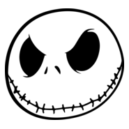 Nightmare Before Christmas - Jack Skellington Logo PNG Vector