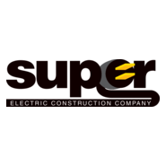 Super Electric Construction Company Logo PNG Vector