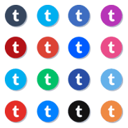 Tumblr App Icons Pack Logo PNG Vector
