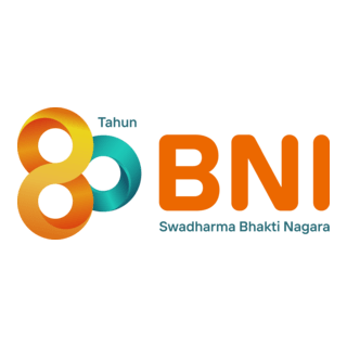 80 tahun BNI Logo PNG Vector