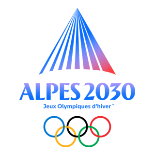 Alpes 2030 Winter Olympics Logo PNG Vector