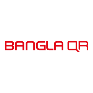 Bangla QR Lettering Logo PNG Vector