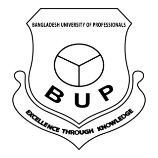 Bangladesh University of Professionals-BUP Outline Logo PNG Vector