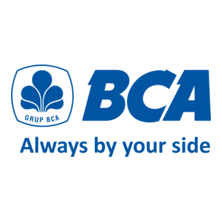 Bank Central Asia with English slogan Logo PNG Vector