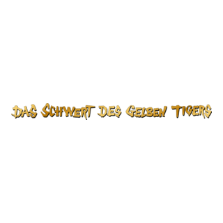 Das Schwert des gelben Tigers Logo PNG Vector