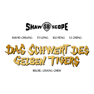 Das Schwert des gelben Tigers Logo PNG Vector
