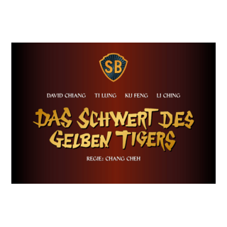 Das Schwert des gelben Tigers Logo PNG Vector