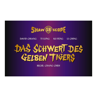 Das Schwert des gelben Tigers Logo PNG Vector