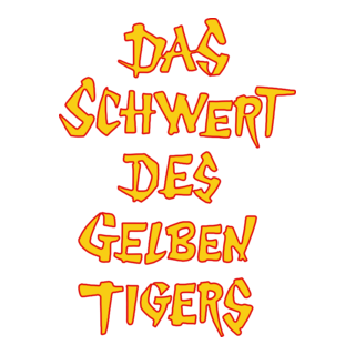 Das Schwert des gelben Tigers Logo PNG Vector