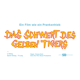 Das Schwert des gelben Tigers Logo PNG Vector