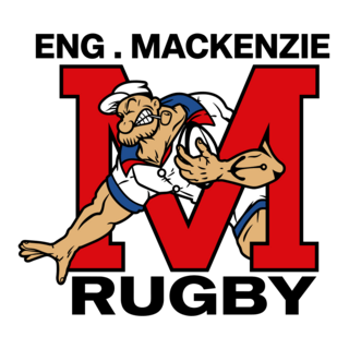 Engenharia Mackenzie Rugby Logo PNG Vector