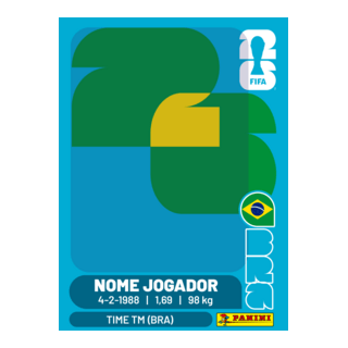 FIGURINHA BRASIL COPA 2026 Logo PNG Vector