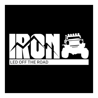 Iron Led Off the Road Logo PNG Vector