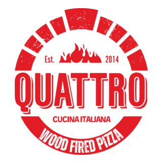 Quattro Italian Restaurant Logo PNG Vector