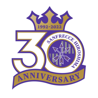 Sanfrecce Hiroshima 30th Anniversary emblem(2022) Logo PNG Vector