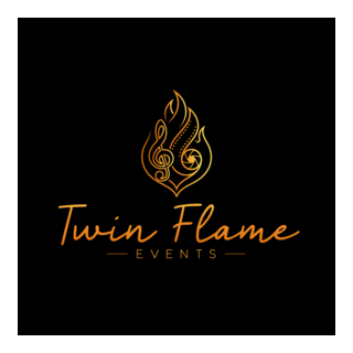 Twin Flame Logo PNG Vector