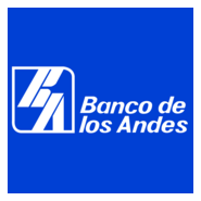 Banco de los Andes nuevo fondo azul Logo PNG Vector