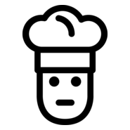 Chef icon Logo PNG Vector