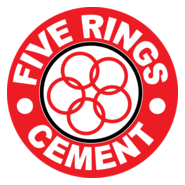 Five Rings Cement Logo PNG Vector