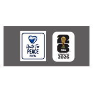 World Cup 2026 Patch White Logo PNG Vector