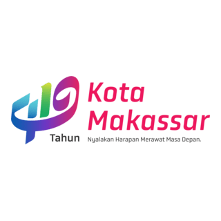 419 Tahun Kota Makassar Logo PNG Vector