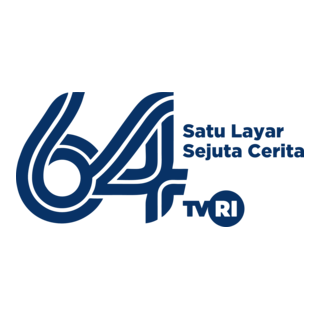 64 tahun TVRI Logo PNG Vector