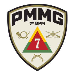7º Batalhão de Polícia Militar - 7ª RPM - PMMG Logo PNG Vector