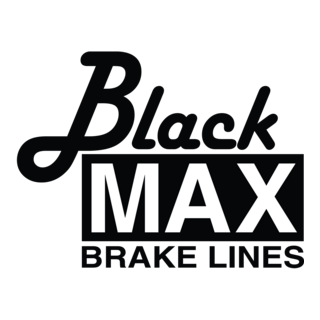 Black Max Brake Lines Logo PNG Vector