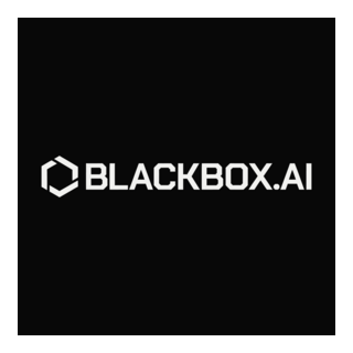 Blackbox AI Logo PNG Vector
