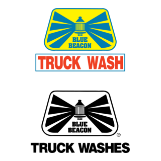 Blue Beacon Truck Washes Logo PNG Vector