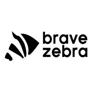 Brave Zebra Logo PNG Vector
