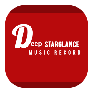 Deep Starglance Music Record Logo PNG Vector
