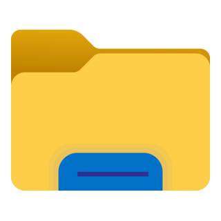 Explorador de Arquivos do Windows 11 Logo PNG Vector