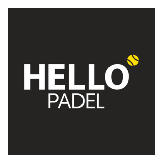 Hello Padel Logo PNG Vector